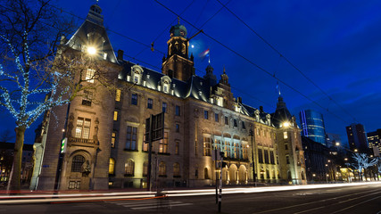 Fototapeta na wymiar town hall in Rotterdam, the Netherlands