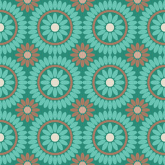 Seamless boho style pattern for decoration