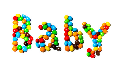 Smile colored candies