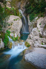 Algar Falls. Region Alicante. Spain