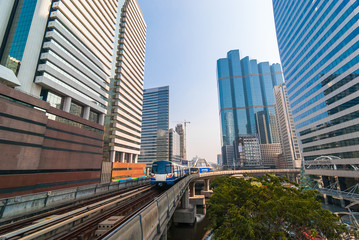 Sky train in capital is commonly used to avoid traffic congestion