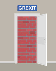 Grexit minimal illustration.