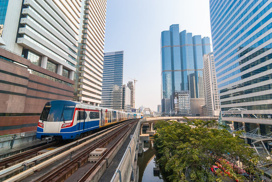 Sky Train In Capital Is Commonly Used To Avoid Traffic Congestion