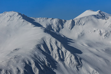 Naklejka premium Negoiu peak in winter