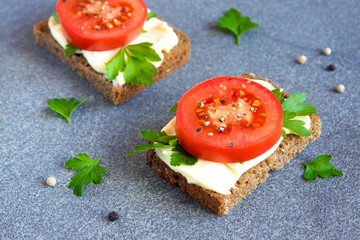 Vegetarian sandwiches