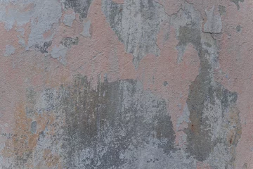 Fototapete Alte schmutzige strukturierte Wand Wandfragment mit Abrieb und Rissen