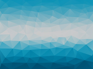 Fototapeta premium Abstract low poly background, geometry triangle