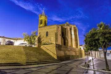 Iglesia de San Jorge, Palos de la frontera, Huelva - obrazy, fototapety, plakaty