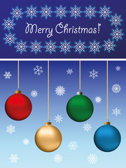 Card Merry Christmas illustration