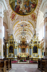 Ebersmunster Abbey Cathedral majestic interior