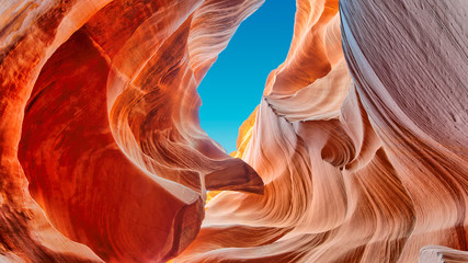 The Magic Antelope Canyon,  Arizona - obrazy, fototapety, plakaty