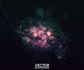 Abstract colorful digital technology background. Vector illustration