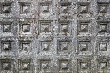 Fototapety  Ściana z cementu z wzorem siatki