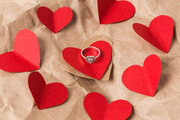 Fototapeta premium Valentine background
