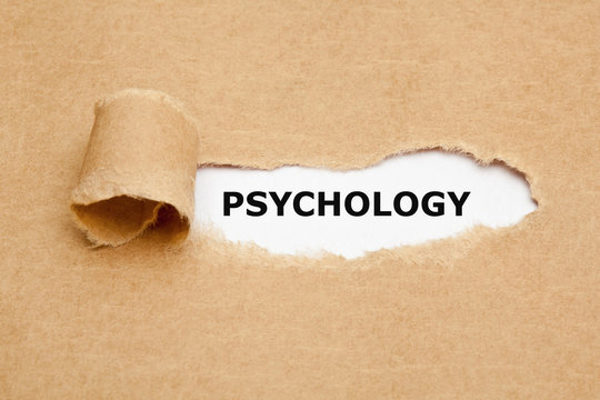 Psychology Torn Paper Concept