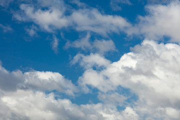 Blue sky with cloud 