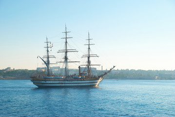 Fototapeta na wymiar Sailing vessel