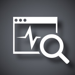 Vector diagnostics software icon