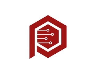 Letter P logo