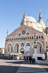 Fototapeta na wymiar The Pontifical Basilica of Saint Anthony of Padua