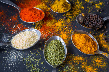 colorful spices