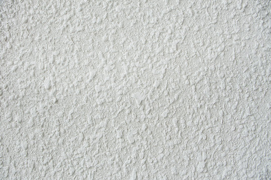 close up of a White stucco wall