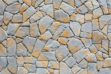 Pattern of old stone Wall Surfaced