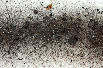 Фон золы на снегу