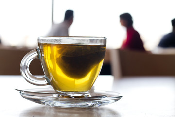 Green tea in cup