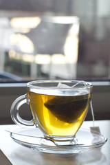 Green tea in cup