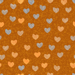 Seamless heart pattern for background