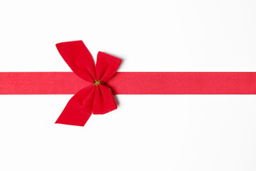 Red gift bow