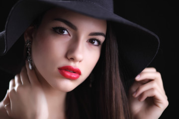 Young woman in hat