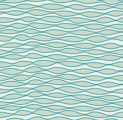 Vector seamless abstract waves pattern - 101390575