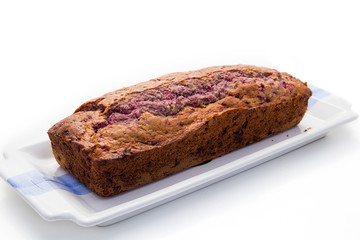 Cake aux fruits rouges