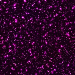 Purple glittering stars, festival seamless pattern