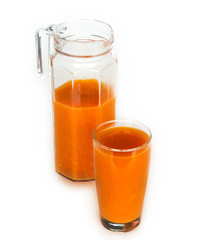 natural juice in glasswares