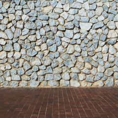 Stone wall and floor tiles