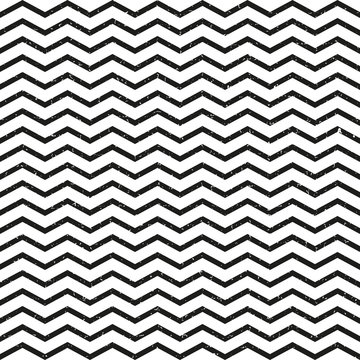 Vintage seamless pattern background with black color curve lines