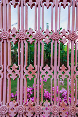 Obraz premium Decorative wrought iron grid 
