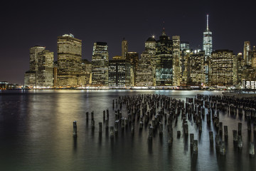 Fototapeta na wymiar New York Skyline with Getty