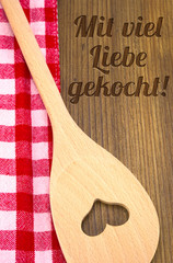 Mit viel Liebe gekocht