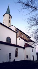 Fototapeta na wymiar Pfarre St. Martin in Klosterneuburg