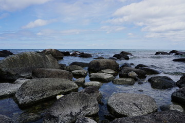Fototapeta na wymiar stones at Kap Arkona
