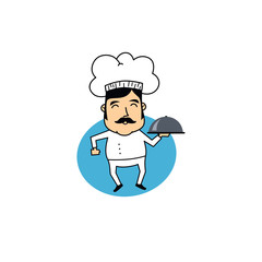 funny cartoon chef