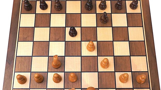 Chess game made of valuable wood