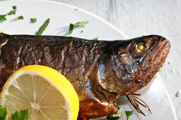 organisch lifestyle forellenkopf außenwerbung marketing gourmet delikatesse modern