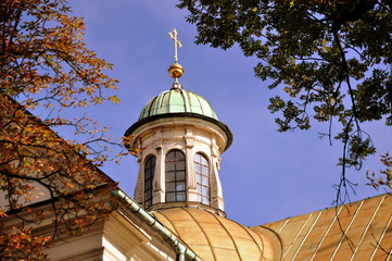 Krakau - Turmspitze in der Altstadt