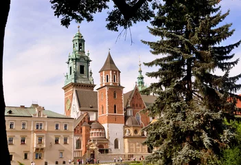 Fototapeten Krakau - Komplex des Wawelschlosses mit Wawel-Kathedrale © thauwald-pictures