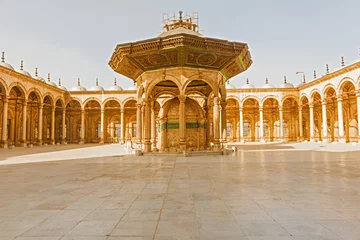Zelfklevend Fotobehang Egypte De moskee van Muhammad Ali in de Citadel van Saladin in Old Cair